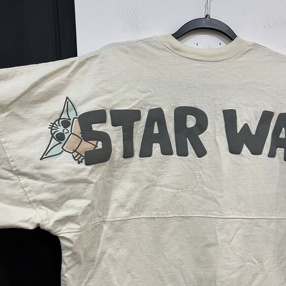 Star Wars Grogu Wanted Spirit Jersey Short Sleeve Unisex Medium Disney Yoda - Picture 5 of 8